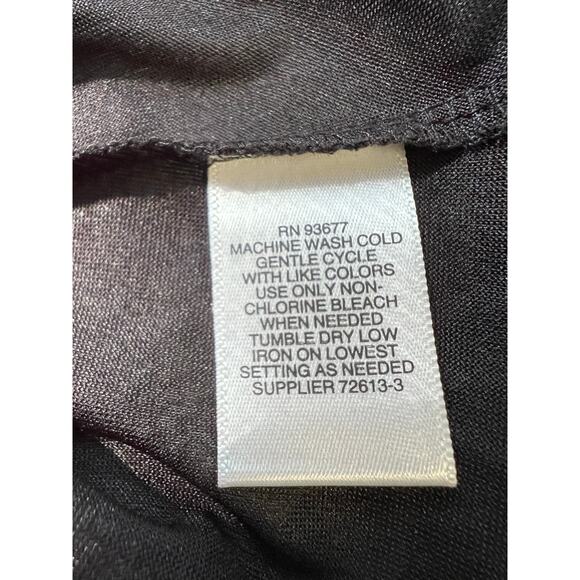 Liz Claiborne 1X Leopard Animal Print TOP Chiffon Tank Lined Cool Mom Blouse NEW - Picture 8 of 8